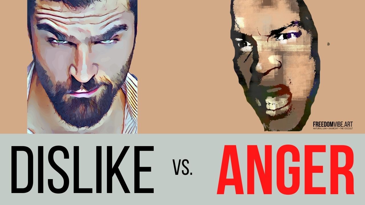 Dislike vs. Anger - David Greenberg - FreedomVibe.art