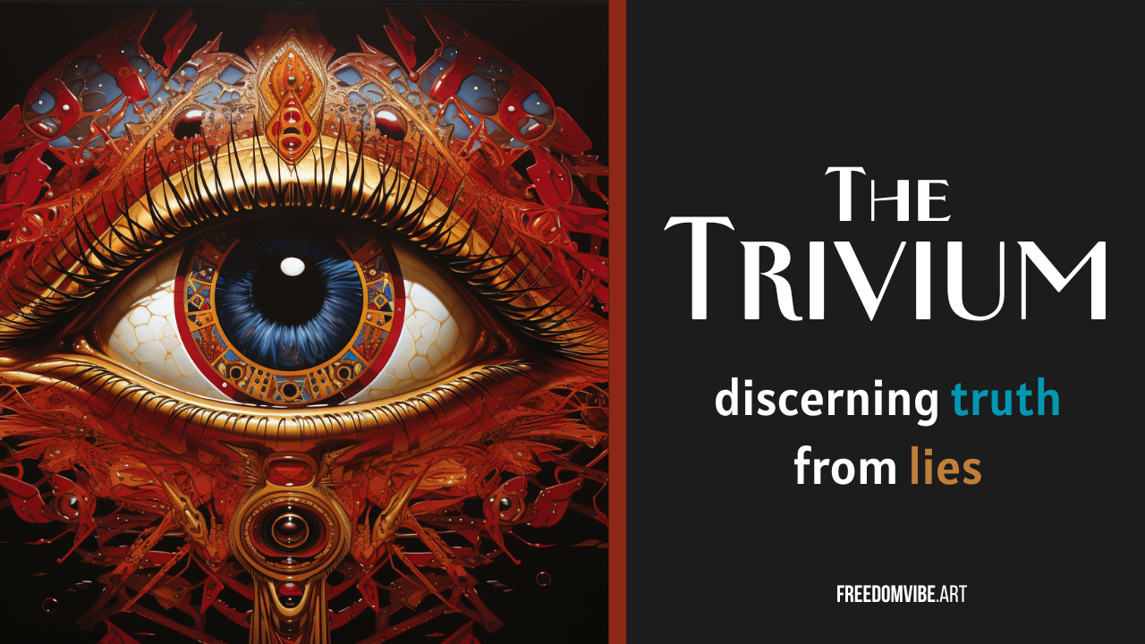The Trivium - A Masterclass on Discerning Truth from Lies - David Greenberg - FreedomVibe.art v1